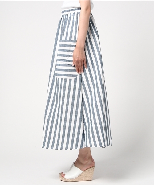 MERLOT（メルロー）の「ボーダーポケットストライプフレアスカート2946（スカート・レディース・ネイビー/レッド・FREE）」の11枚目の写真