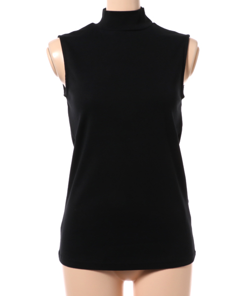 PUNYUS（プニュズ）の「ノースリーブハイネックTシャツ（タンクトップ・レディース・ホワイト/ブラック・1/3/4/2）」の9枚目の写真