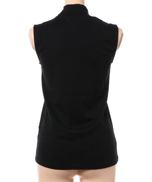 PUNYUS（プニュズ）の「ノースリーブハイネックTシャツ（タンクトップ・レディース・ホワイト/ブラック・1/3/4/2）」の3枚目の写真