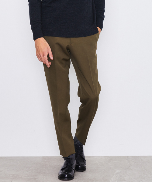 UNITED TOKYO（ユナイテッドトウキョウ）の「ハイカウントスリムスラックス（スラックス・メンズ・ブラウン/ネイビー/ブラック/カーキ/ブルー/ダークグレー/ライトグリーン/イエロー/サックスブルー・3/2/1/4）」の5枚目の写真