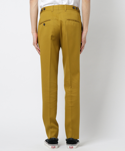 UNITED TOKYO（ユナイテッドトウキョウ）の「ハイカウントスリムスラックス（スラックス・メンズ・ブラウン/ネイビー/ブラック/カーキ/ブルー/ダークグレー/ライトグリーン/イエロー/サックスブルー・3/2/1/4）」の14枚目の写真