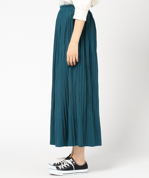 earth music&ecology（アースミュージックアンドエコロジー）の「カットプリーツスカーチョ（その他パンツ・レディース・レッド/ブラック/ベージュ/ネイビー/マスタード/杢グレー/ブルーグリーン/カーキ・FREE）」の10枚目の写真