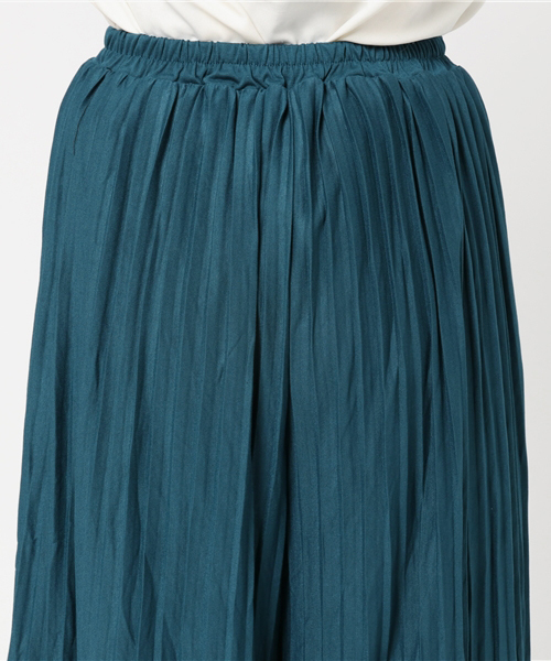 earth music&ecology（アースミュージックアンドエコロジー）の「カットプリーツスカーチョ（その他パンツ・レディース・レッド/ブラック/ベージュ/ネイビー/マスタード/杢グレー/ブルーグリーン/カーキ・FREE）」の12枚目の写真