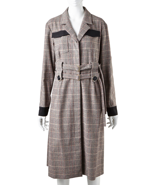 Akane Utsunomiya アカネウツノミヤ の Akane Utsunomiya グレンチェックコート その他アウター Wear