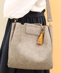 VIS | 【2WAY】タッセルDハンドルトートバッグ(トートバッグ)