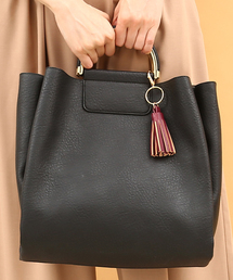 VIS | 【2WAY】タッセルDハンドルトートバッグ(トートバッグ)