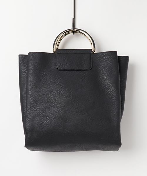 VIS（ビス）の「【2WAY】タッセルDハンドルトートバッグ（トートバッグ・レディース・ブラック/グレー/グリーン/ダークグリーン/ライトグレー・FREE）」の6枚目の写真