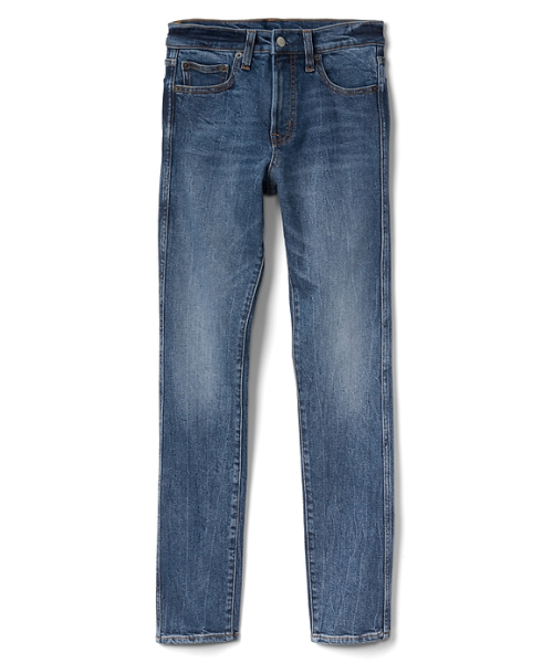 GAP（ギャップ）の「ハイライズ スリムストレートフィット ジーンズ（デニムパンツ・レディース・インディゴブルー・29/26/27/24/25/23/28/24inch/28inch/29inch/27inch/23inch/26inch/25inch）」の5枚目の写真