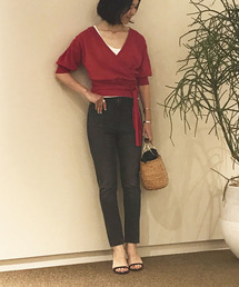 Jewel Changes | 【WEB限定】◎JC デニム ハイウエスト 5PKパンツ(デニムパンツ)