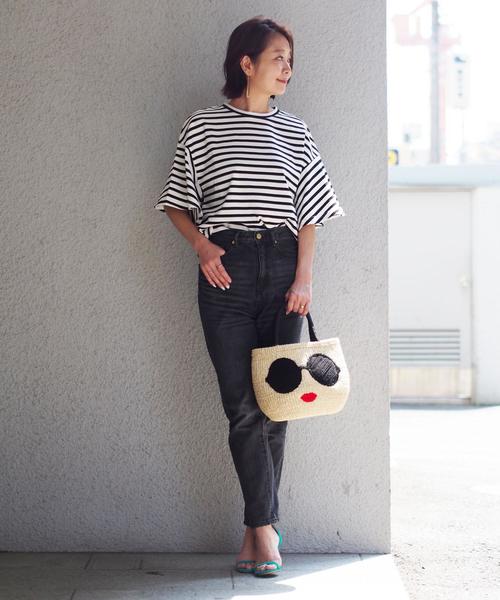 Jewel Changes（ジュエルチェンジズ）の「【WEB限定】◎JC デニム ハイウエスト 5PKパンツ（デニムパンツ・レディース・ダークグレー/ブルー系その他・34/36/38）」の6枚目の写真