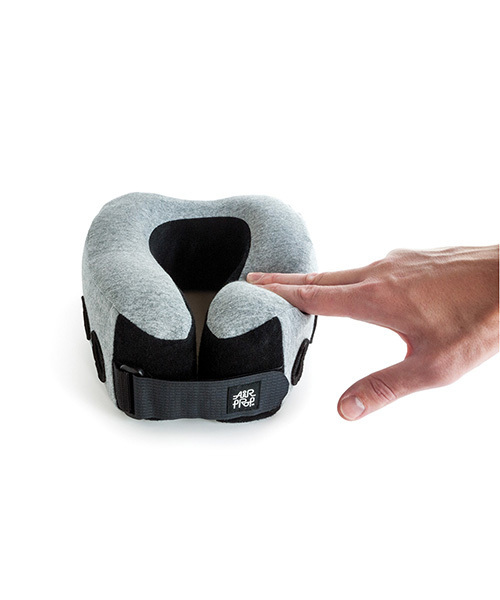 entre square（アントレスクエアー）の「Air prop/ネックピロー グレー（トラベルグッズ・レディース・グレー・ONE SIZE）」の5枚目の写真