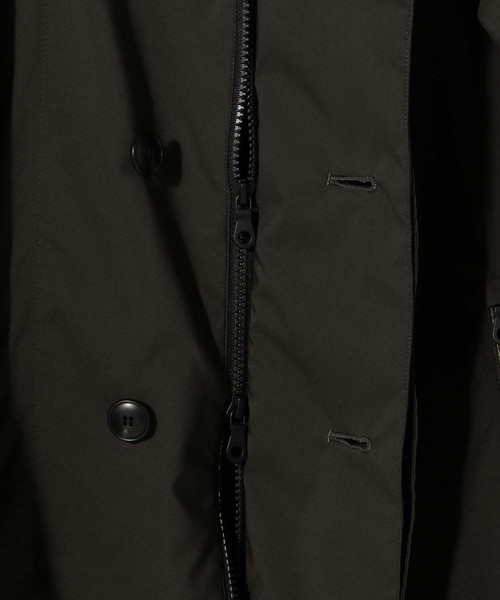 ESTNATION(エストネーション)の「ESTNATION ストレッチナイロンコート TORAY(ステンカラーコート・メンズ・オフホワイト/オリーブ・LARGE/MEDIUM/SMALL)」の13枚目の写真