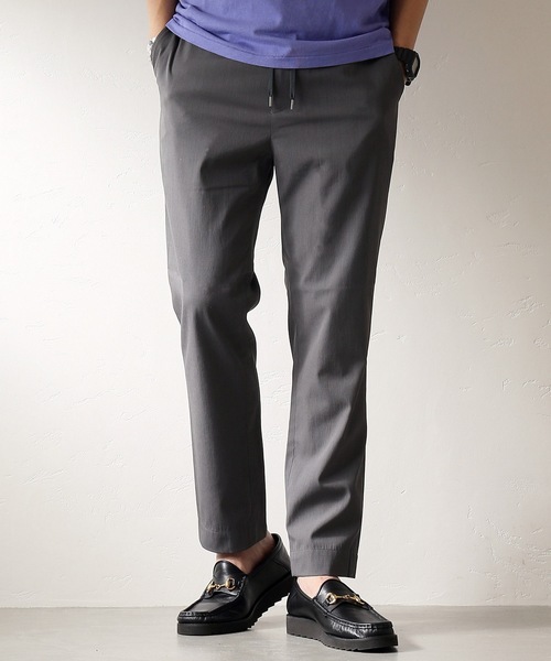 JOURNAL STANDARD relume（ジャーナルスタンダード　レリューム）の「TORAY アルファ-リネン イージーパンツ#（その他パンツ・メンズ・ライトグレー/ベージュ/サファリグリーン/ダークブルー/ピンク・SMALL/MEDIUM/LARGE）」の2枚目の写真