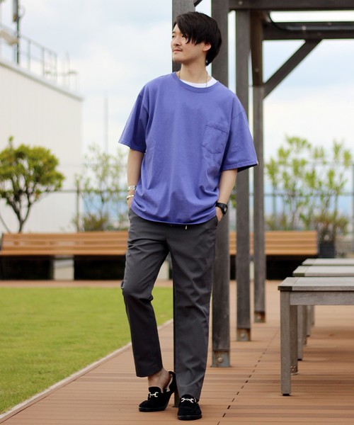 JOURNAL STANDARD relume（ジャーナルスタンダード　レリューム）の「TORAY アルファ-リネン イージーパンツ#（その他パンツ・メンズ・ライトグレー/ベージュ/サファリグリーン/ダークブルー/ピンク・SMALL/MEDIUM/LARGE）」の16枚目の写真