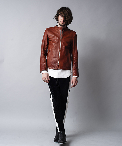 NO ID.（ノーアイディ）の「mj5693-シープレザーベジタブルシングル