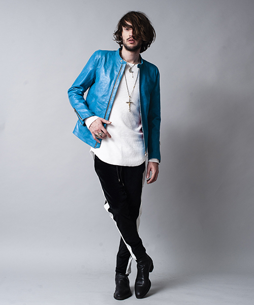 NO ID.（ノーアイディ）の「mj5693-シープレザーベジタブルシングル