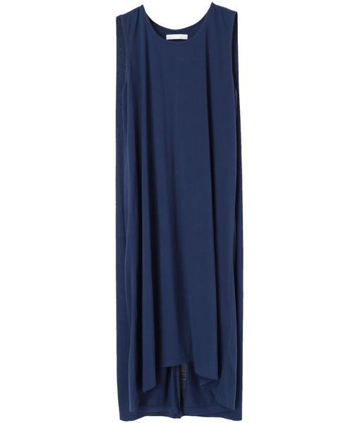 AMERICAN HOLIC(アメリカンホリック)の「イレヘムバックフレアノースリーブワンピース *(ワンピース・レディース・ブラック/カーキ/ブラウン/ブルー・FREE)」の8枚目の写真