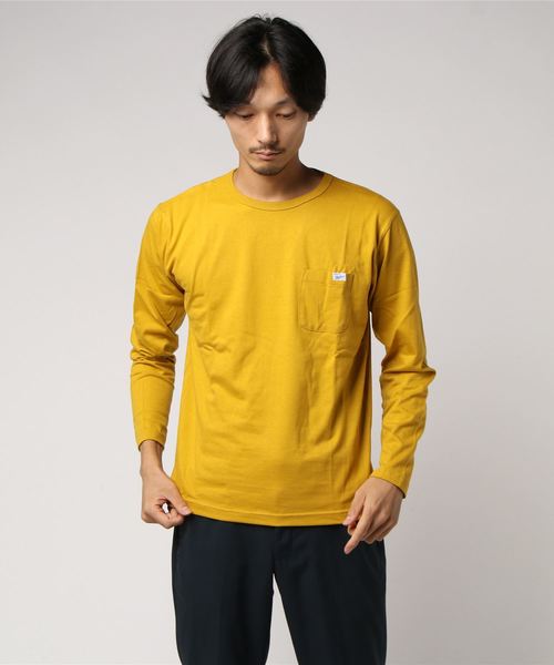 SEVENDAYS=SUNDAY(セブンデイズサンデイ)の「MILLER POCKET L/S TEE(Tシャツ/カットソー・メンズ・ホワイト/グレー/ブラック/ネイビー/マスタード/オリーブ・S/M/L/XL)」の6枚目の写真