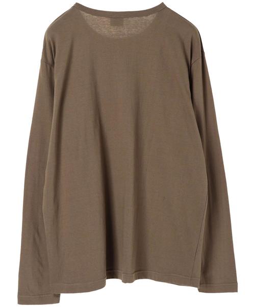 SEVENDAYS=SUNDAY(セブンデイズサンデイ)の「MILLER POCKET L/S TEE(Tシャツ/カットソー・メンズ・ホワイト/グレー/ブラック/ネイビー/マスタード/オリーブ・S/M/L/XL)」の13枚目の写真