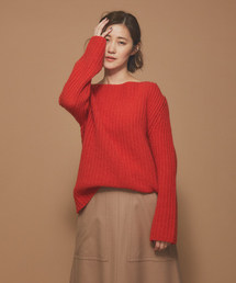 Abahouse Devinette | カラーローゲージプルオーバー(ニット/セーター)