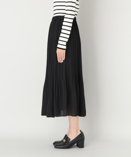 LOWRYS FARM(ローリーズファーム)の「プリーツスカート 815347(スカート・レディース・ブラック/オフホワイト/ブラック系その他/ブラウン系その他/グレー系その他/イエロー系その他/ブラック系その他2/ブラウン/グリーン・FREE)」の10枚目の写真