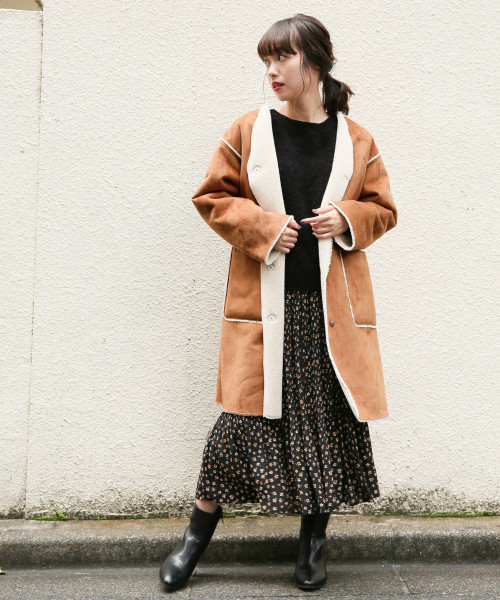 LOWRYS FARM(ローリーズファーム)の「プリーツスカート 815347(スカート・レディース・ブラック/オフホワイト/ブラック系その他/ブラウン系その他/グレー系その他/イエロー系その他/ブラック系その他2/ブラウン/グリーン・FREE)」の22枚目の写真