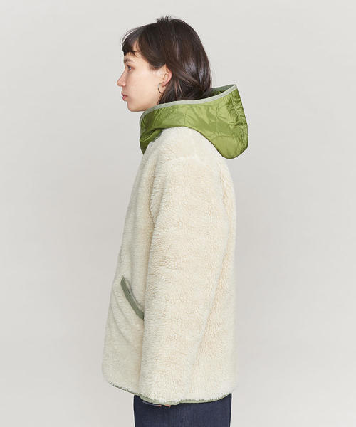 ALPHA INDUSTRIES - ノーカラージャケット　ライナー　ボアブルゾン　★新品　Ｍ【レディース】　アルファ Alpha Industries（アルファインダストリーズ）の「＜ALPHA