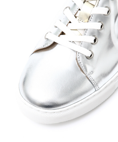 Au BANNISTER（オゥバニスター）の「チェック＆レザースニーカー（スニーカー・レディース・シルバー/その他/キャメル・38/39/35/36/37）」の13枚目の写真