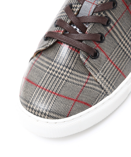 Au BANNISTER（オゥバニスター）の「チェック＆レザースニーカー（スニーカー・レディース・シルバー/その他/キャメル・38/39/35/36/37）」の15枚目の写真