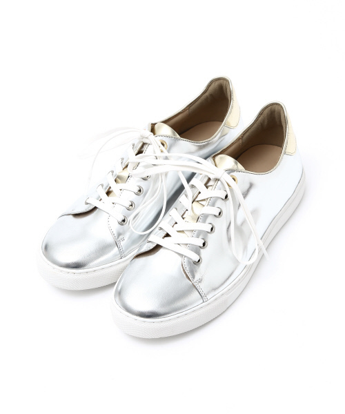 Au BANNISTER（オゥバニスター）の「チェック＆レザースニーカー（スニーカー・レディース・シルバー/その他/キャメル・38/39/35/36/37）」の17枚目の写真