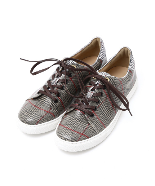 Au BANNISTER（オゥバニスター）の「チェック＆レザースニーカー（スニーカー・レディース・シルバー/その他/キャメル・38/39/35/36/37）」の18枚目の写真