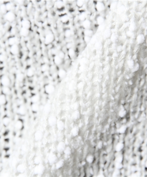 one after another NICE CLAUP（ワンアフターアナザーナイスクラップ）の「【ナイスクラップ】ポップコーンニット（ニット/セーター・レディース・ミント/ブルー/ピンク・FREE）」の12枚目の写真