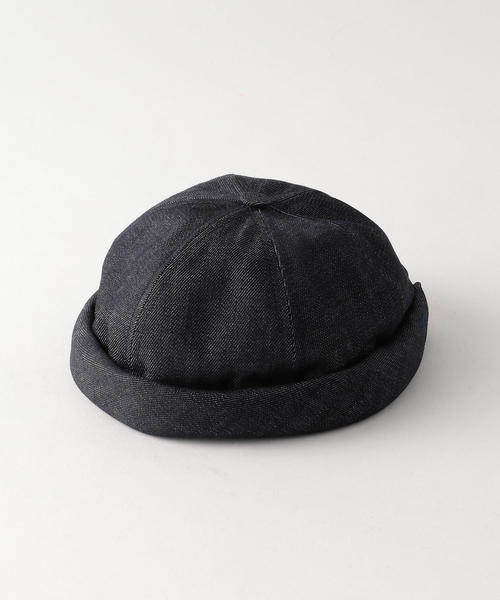 BETON CIRE(べトンシレ)の「<BETON CIRE> MIKI DNM/ハット(キャップ・メンズ・ネイビー・S/M)」の1枚目の写真