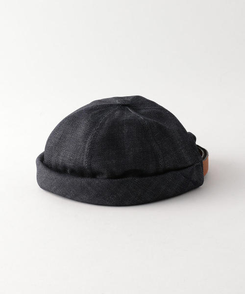 BETON CIRE(べトンシレ)の「<BETON CIRE> MIKI DNM/ハット(キャップ・メンズ・ネイビー・S/M)」の2枚目の写真