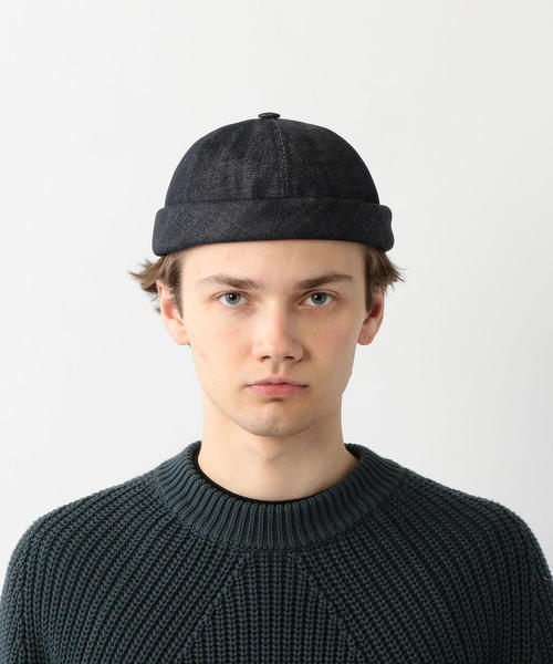 BETON CIRE(べトンシレ)の「<BETON CIRE> MIKI DNM/ハット(キャップ・メンズ・ネイビー・S/M)」の9枚目の写真