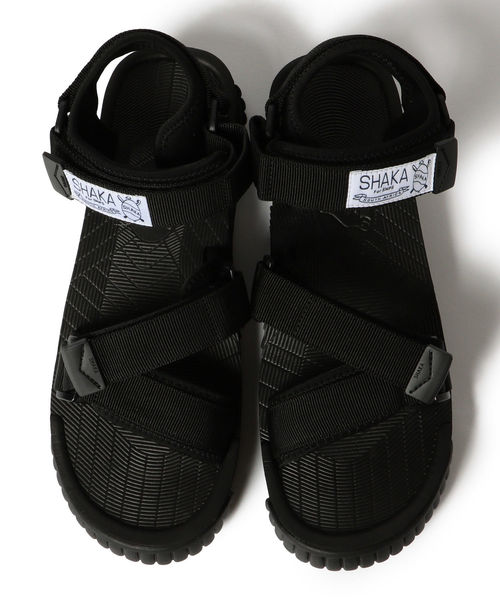 SHAKA（シャカ）の「【Begin9月号掲載】SHAKA For SHIPS: 別注 WONDERLER（サンダル・メンズ・ブラック・8/10/7/9）」の2枚目の写真