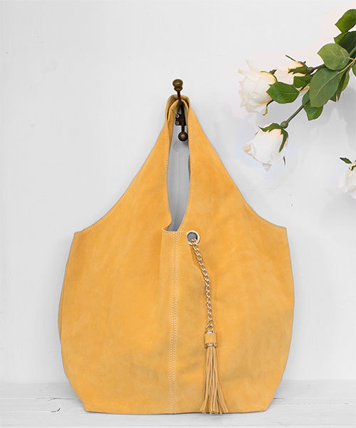 NANO universe（ナノユニバース）の「POPCORN/タッセルチェーントート（トートバッグ・レディース・ライトグレー/ライトベージュ/グレイッシュベージュ/ブルー/イエロー/ピンク/オレンジ・FREE）」の5枚目の写真