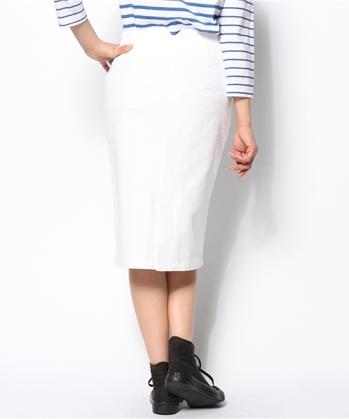 Ray BEAMS（レイビームス）の「Ray BEAMS / ストレッチ ペンシルスカート（スカート・レディース・ホワイト/ブルー系その他・1/0）」の6枚目の写真