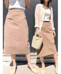 CLEA | リネンライク タイトロングスカート(スカート)