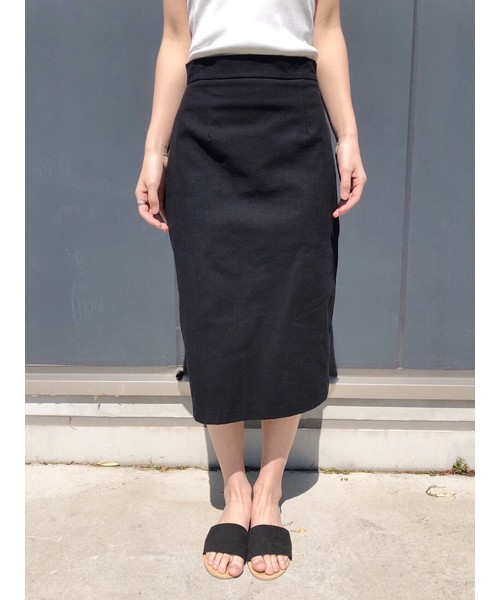 CLEA（クレア）の「タイトロングスカート（スカート・レディース・ブラック/ベージュ/アイボリー・S/M）」の10枚目の写真