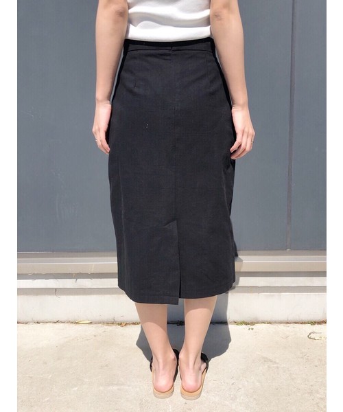 CLEA（クレア）の「タイトロングスカート（スカート・レディース・ブラック/ベージュ/アイボリー・S/M）」の12枚目の写真