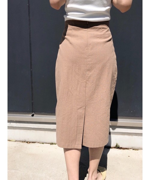 CLEA（クレア）の「タイトロングスカート（スカート・レディース・ブラック/ベージュ/アイボリー・S/M）」の15枚目の写真
