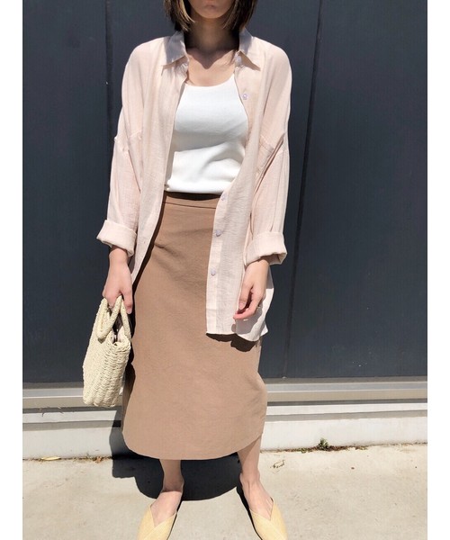 CLEA（クレア）の「タイトロングスカート（スカート・レディース・ブラック/ベージュ/アイボリー・S/M）」の18枚目の写真