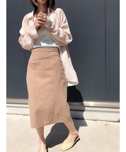 CLEA（クレア）の「タイトロングスカート（スカート・レディース・ブラック/ベージュ/アイボリー・S/M）」の19枚目の写真