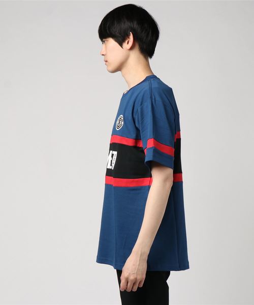 ELEMENT(エレメント)の「半袖 Tシャツ ELEMENT AJ021-309(Tシャツ/カットソー・メンズ・ホワイト/ブルー・M/L/XL)」の3枚目の写真