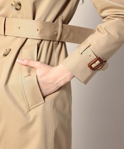 BEAUTY&YOUTH UNITED ARROWS（ビューティーアンドユースユナイテッドアローズ）の「BYTU 80/3 トレンチコート◆（トレンチコート・レディース・ベージュ・38/40/36）」の4枚目の写真