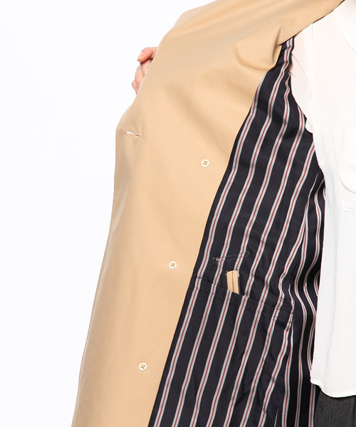 BEAUTY&YOUTH UNITED ARROWS（ビューティーアンドユースユナイテッドアローズ）の「BYTU 80/3 トレンチコート◆（トレンチコート・レディース・ベージュ・38/40/36）」の9枚目の写真