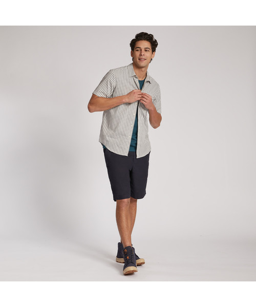 AIGLE（エーグル）の「ガーラン（シャツ/ブラウス・メンズ・グレー/インディゴブルー・LARGE/X-LARGE/MEDIUM/S）」の7枚目の写真