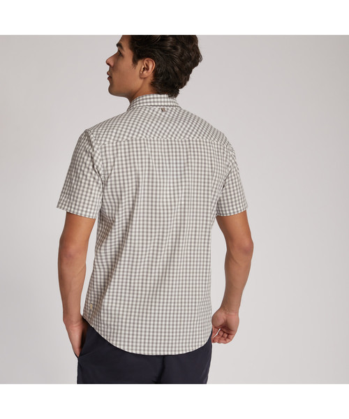 AIGLE（エーグル）の「ガーラン（シャツ/ブラウス・メンズ・グレー/インディゴブルー・LARGE/X-LARGE/MEDIUM/S）」の6枚目の写真