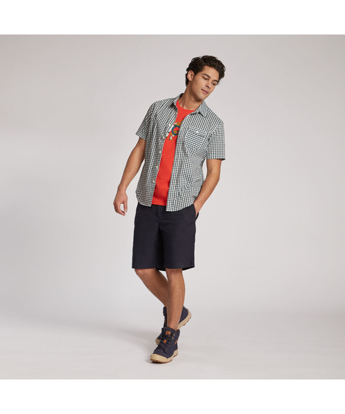 AIGLE（エーグル）の「ガーラン（シャツ/ブラウス・メンズ・グレー/インディゴブルー・LARGE/X-LARGE/MEDIUM/S）」の4枚目の写真